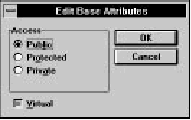 Figure 5-4 Edit Base Attributes dialog box
